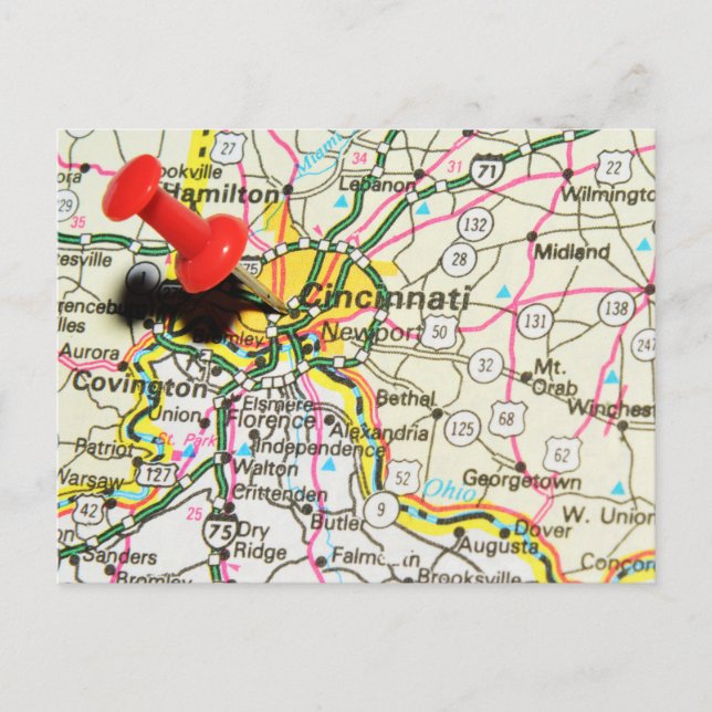 Cartão Postal Cincinnati (Frente)