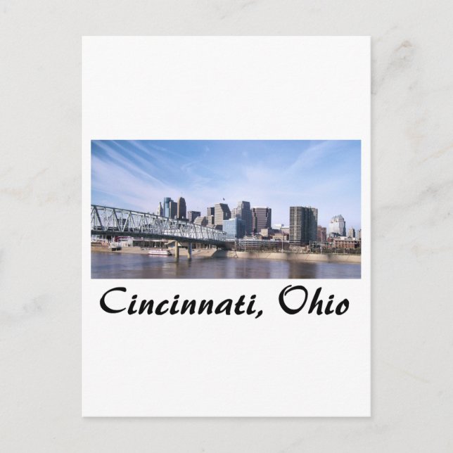 Cartão Postal Cincinnati Ohio (Frente)