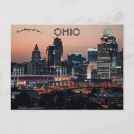 Cartão Postal Cincinnati Ohio