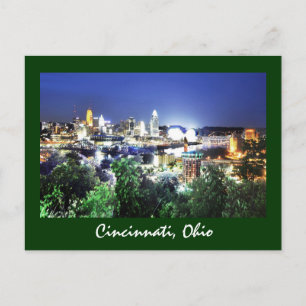 Cartão Postal Cincinnati, Ohio, a Rainha Cidade.