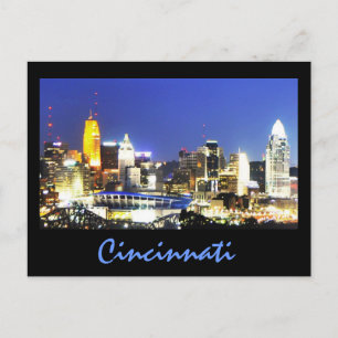 Cartão Postal Cincinnati, Ohio, a Rainha City.