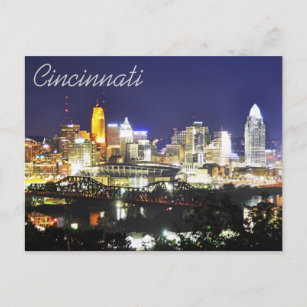 Cartão Postal Cincinnati, Ohio, a Rainha da Cidade.