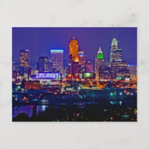 Cartão Postal Cincinnati, Ohio, a Rainha da Cidade