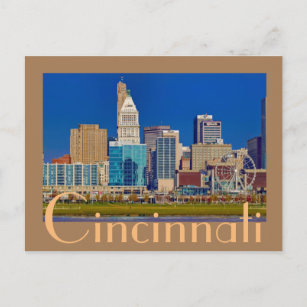 Cartão Postal Cincinnati, Ohio, a Rainha da Cidade