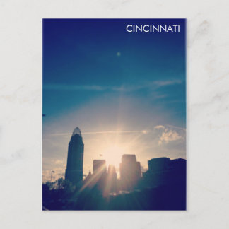Cartão Postal Cincinnati Skyline V1