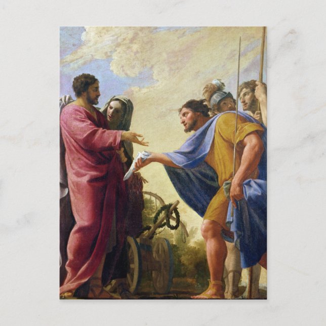 Cartão Postal Cincinnatus Retornando ao seu Voo (Frente)