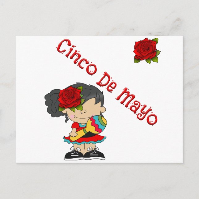 Cartão Postal Cinco De Mayo (Frente)