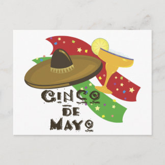 Cartão Postal Cinco de Mayo