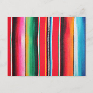 Cartão Postal cinco de mayo, poncho mexicano