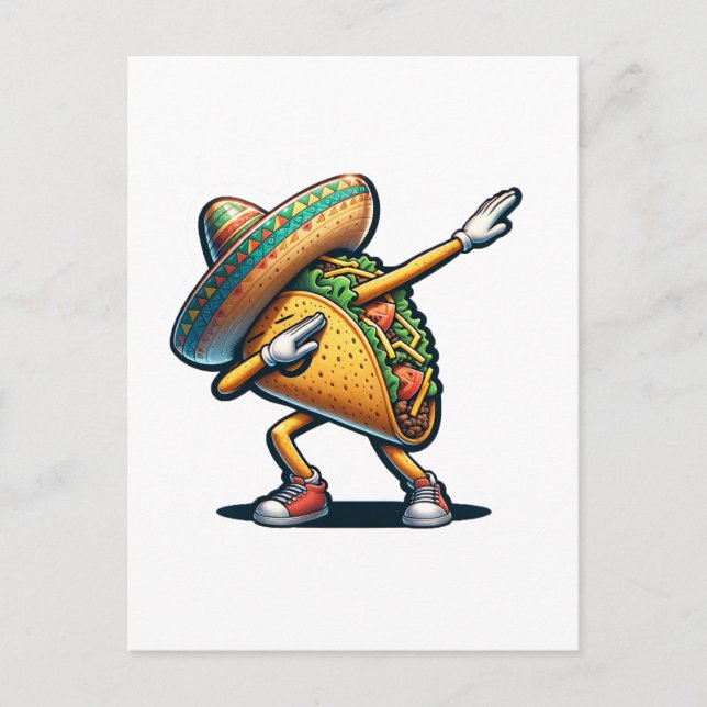 Cartão Postal Cinco de Mayo Taco (Frente)