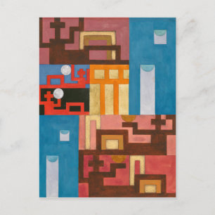 Cartão Postal Cinco Figuras Estendidas Sophie Taeuber-Arp