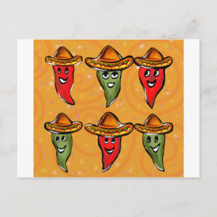 Cartão Postal Cinco pimentos Mayo