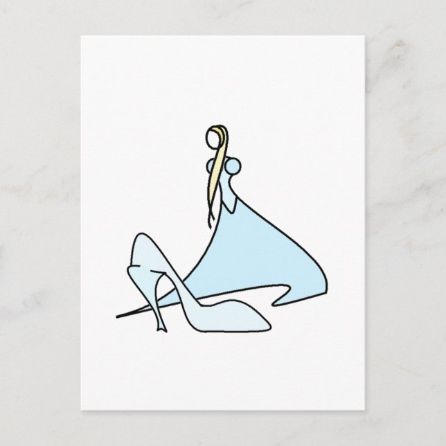 Cartão Postal Cinderela (Frente)