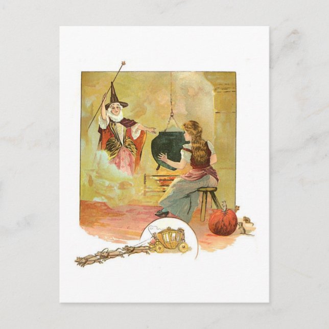 Cartão Postal Cinderela Clássica (Frente)