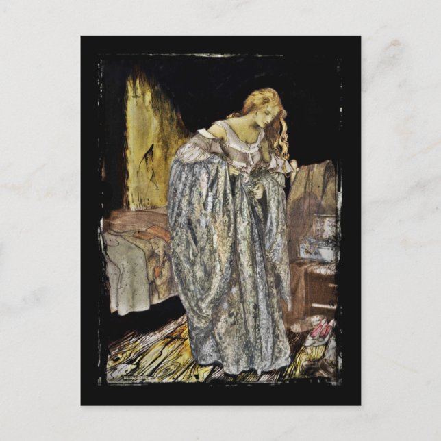 Cartão Postal Cinderela no Sótão (Frente)