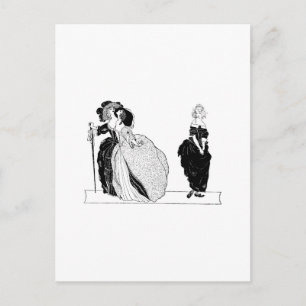 Cartão Postal Cinderella e suas irmãs Esnooty