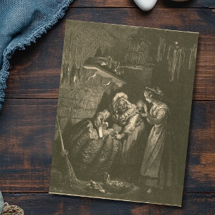 Cartão Postal Cinderella Pumpkin - Gustave Doré