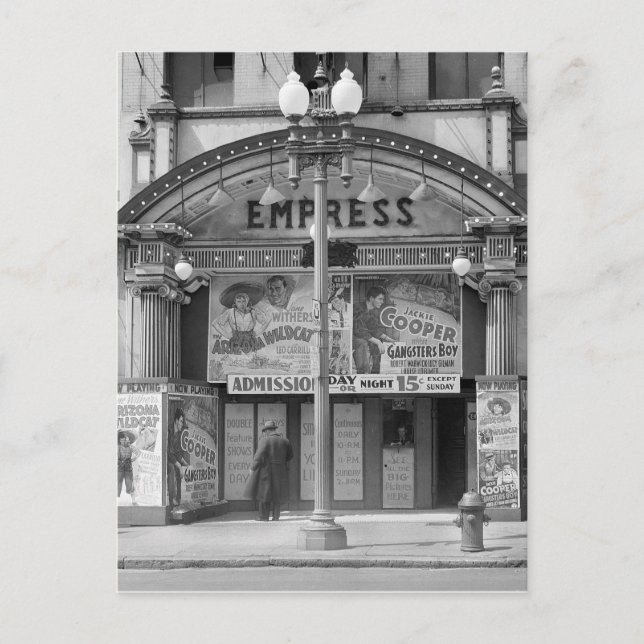 Cartão Postal Cinema Empress, 1939 (Frente)