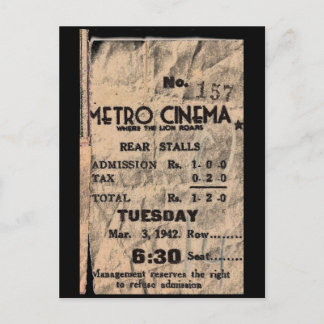 Cartão Postal cinema metro