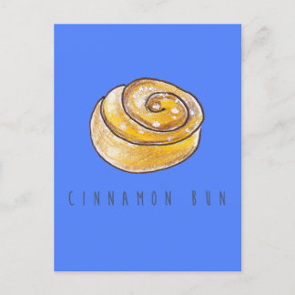 Cartão Postal Cinnamon Buns Cinnamon Rolls Café Fika