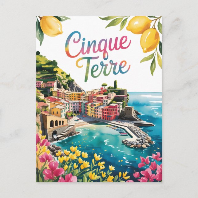 Cartão Postal Cinque Terre (Frente)