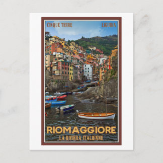 Cartão Postal Cinque Terre - Riomaggiore