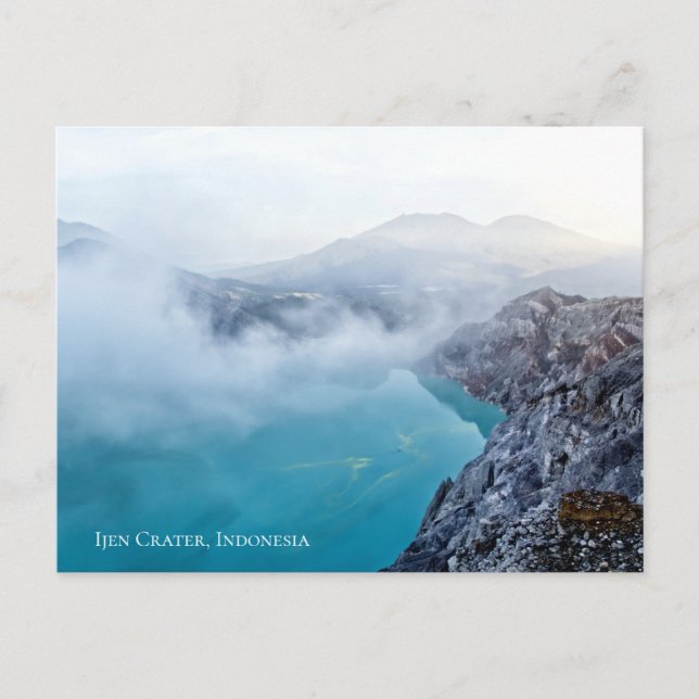 Cartão Postal Cintura De Enxofre De Montanha (Frente)