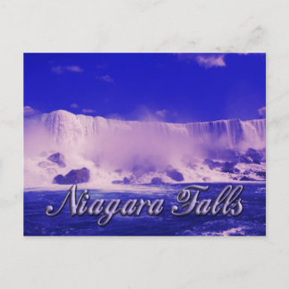 Cartão Postal Cintura Fria de Inverno em Niagara Falls