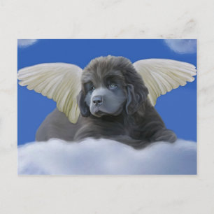 Cartão Postal Cinza Angel