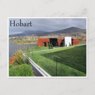 Cartão Postal cinza de hobart mona