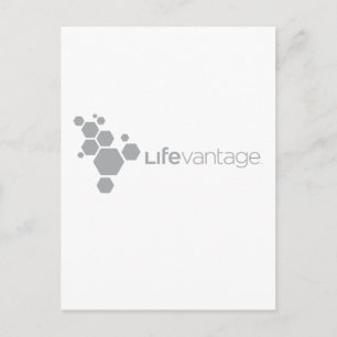 Cartão Postal Cinza de logotipo corporativo LifeVantage
