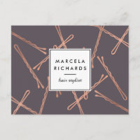 Cinza de Salão de Rosa Dourada Bobby Pins Hair Pin