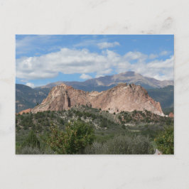 Cartão Postal Cinza Rock, Jardim dos Deuses, Colorado