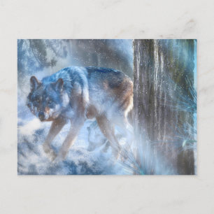 Cartão Postal Cinza Wolf SEASON DO WOLF