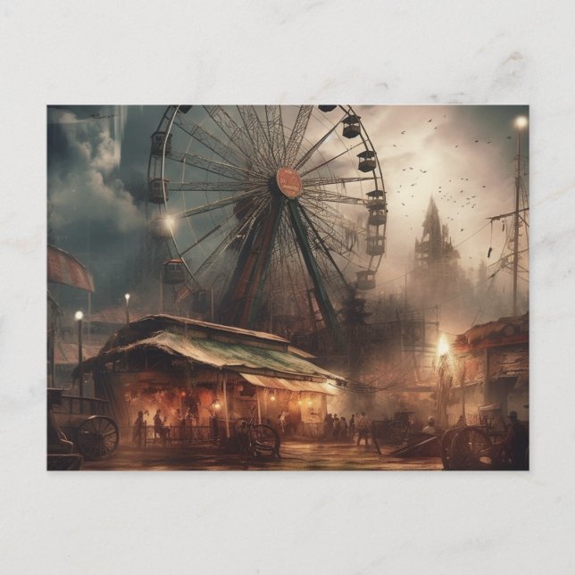 Cartão Postal  circo apocalíptico (Frente)