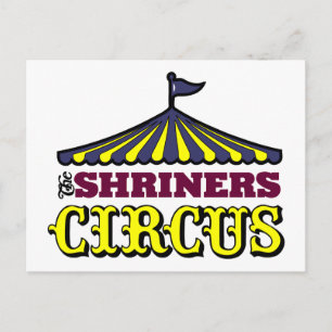 Cartão Postal Circo de Shriners