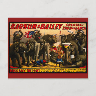 Cartão Postal Circo Vintage