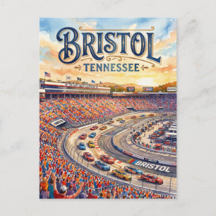 Cartão Postal Circuito de Bristol Motor Speedway EUA