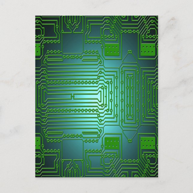 Cartão Postal Circuitos condutores de conselhos (Frente)