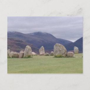 Cartão Postal Círculo de Pedra de Castlerigg - Cartaz do Distrit