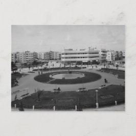 Cartão Postal Círculo Dizengoff de Tel Aviv na década de 1930