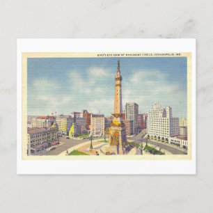 Cartão Postal Círculo do Monumento e Memorial de Guerra em India