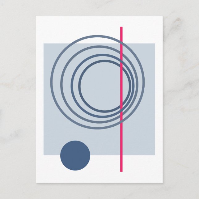 Cartão Postal Círculo Flutuante 5 (Frente)