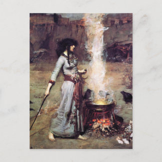 Cartão Postal Círculo Mágico 1886 Waterhouse