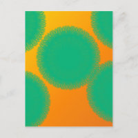 círculo verde em laranja amarelo