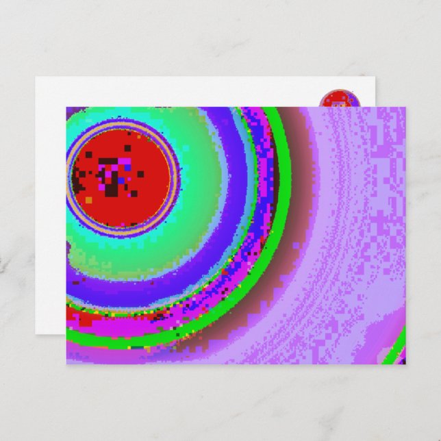 Cartão Postal Círculos 34 postais (Frente/Verso)