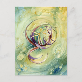 Cartão Postal Círculos Dentro dos Círculos