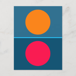 Cartão Postal Círculos Elementares