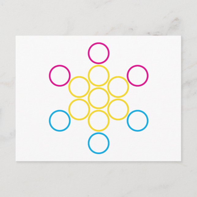 Cartão Postal círculos panSagrados (Frente)