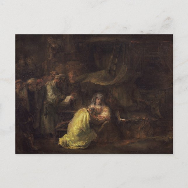 Cartão Postal Circuncisão, 1661 (óleo na canvas) (Frente)